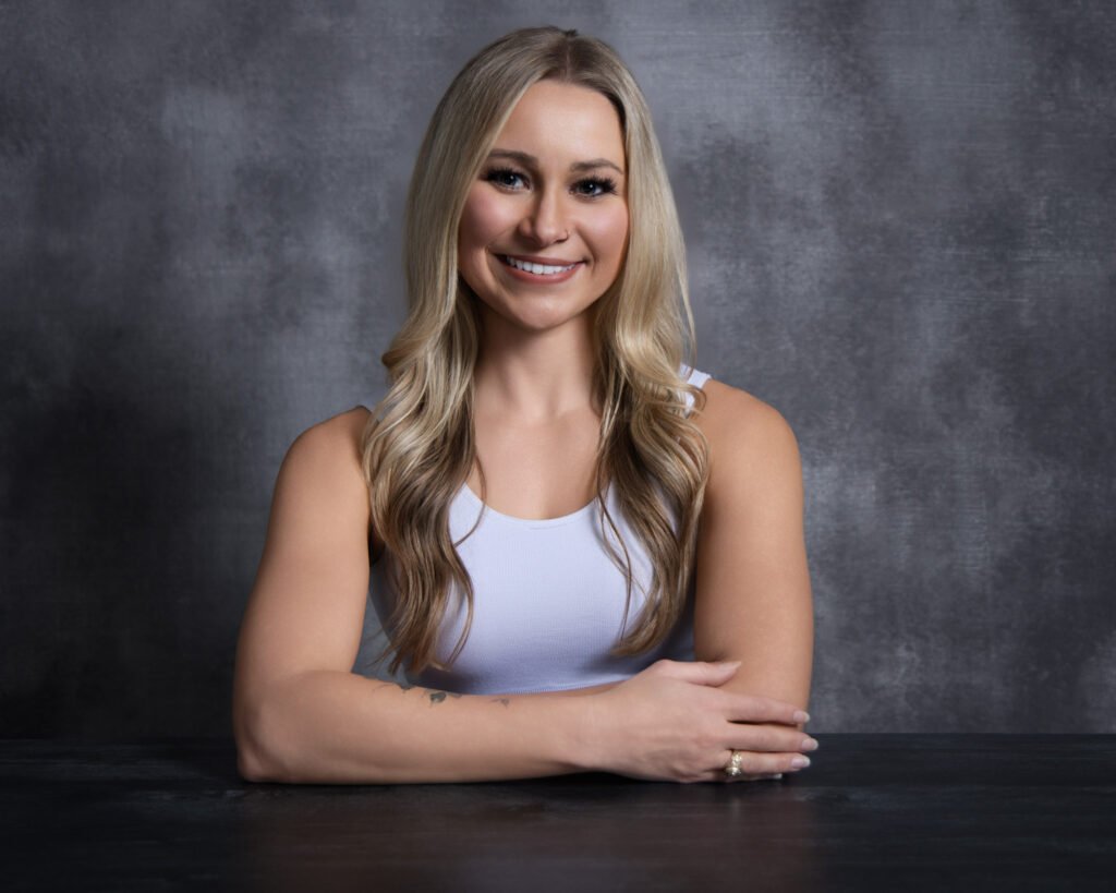 Branding Portraits at a table