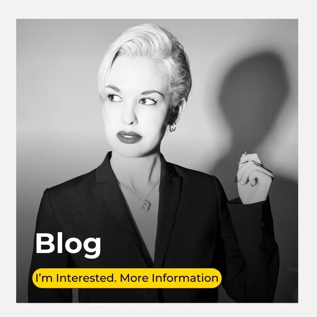 Blog information for portrait and headshot photography button