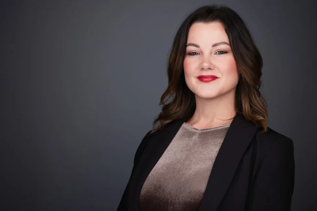 Business headshot in North Richland Hills studio with professional lighting