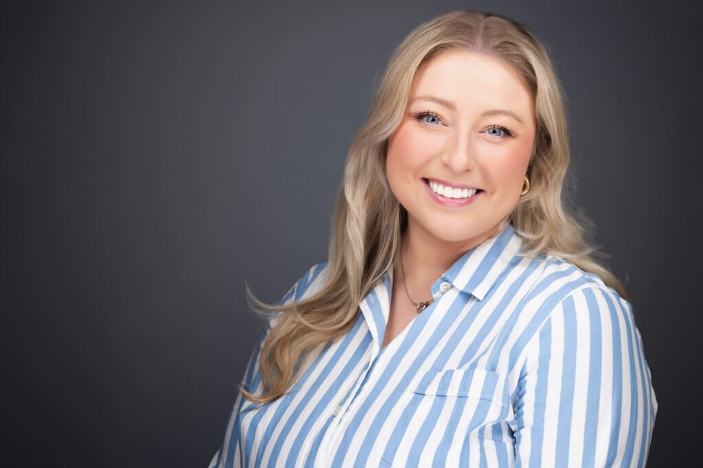 Professional business headshot photographed for Grapevine corporate professional