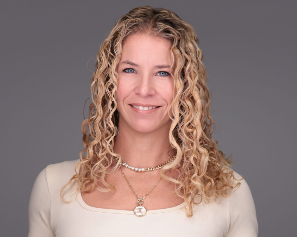 Professional lighting setup for event headshots at conference