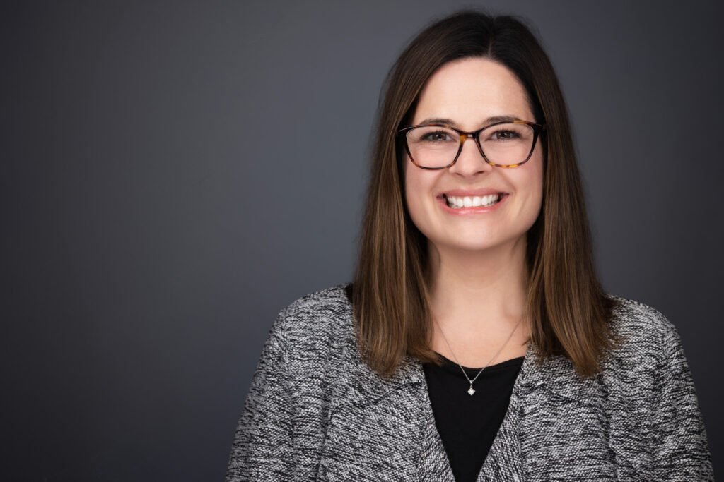 VIP headshot session at a corporate leadership event